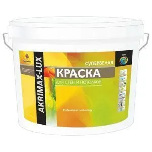 Краска для стен и потолков "Akrimax", 30 кг